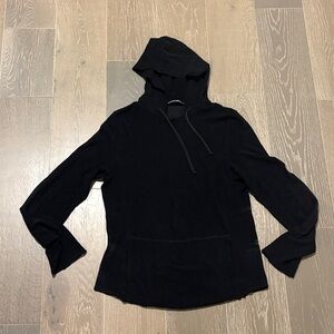 Hannes Roether 100% Cotton Raw-Edge Hoodie - Made in Portugal